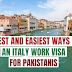  Cheapest and Easiest Ways To Get Italy Work Permit / Work Visa - Studyzune