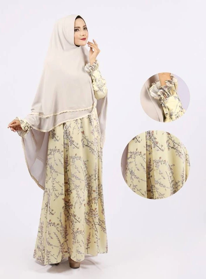 Top 65 Model Baju Gamis Brokat Di Update Dengan Berbagai - Baju gamis brokat untuk orang gemuk