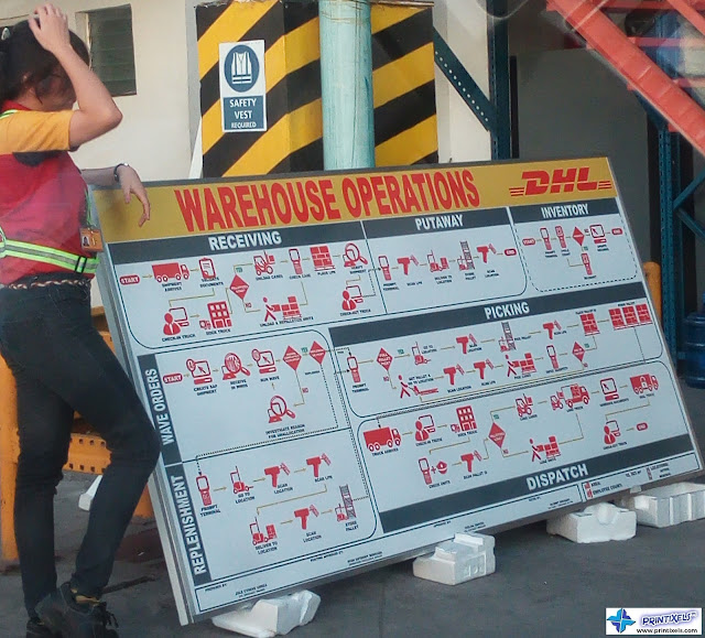 Outdoor Safety Signage - DHL Philippines