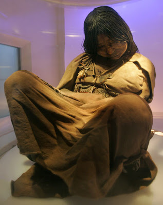 first time to see the 500-year-old Mummy Inca 'Ice Maiden'