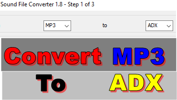 Merubah Lagu Ke Format ADX