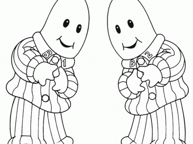 Bananas in Pyjamas Coloring Pages | Team colors
