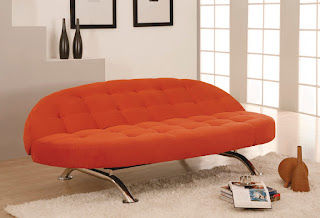 Lifestyle Solutions Capitola Casual Convertible in Copper - A Modern Living Room Furniture