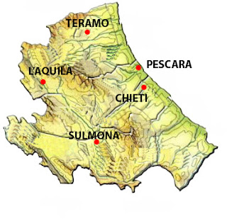 Mappa di Abruzzo Regionale