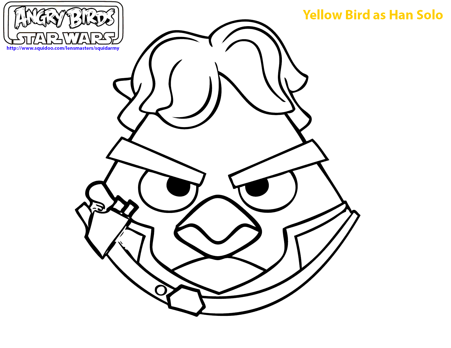 Angry Birds Printable Coloring Pages