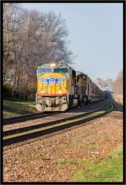 UP 4507 - Pipe Train - Jefferson City Subdivision - Maplewood