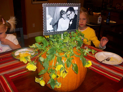  centerpieces for our Mother and Father inlaw's 40th wedding anniversary 