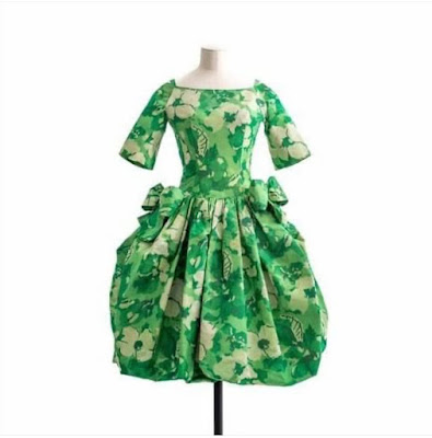 A dress on a form from 1960s designed by YSL