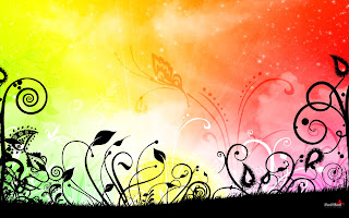 Rainbow Flower Vector