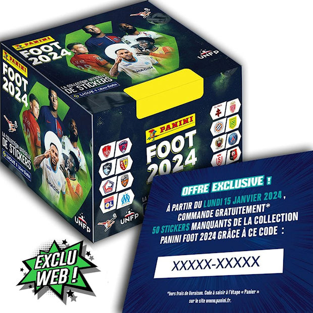 Football Cartophilic Info Exchange: Panini (France) - Foot 2024 (06) -  Metal Box