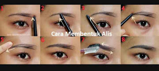 Cara membentuk alis, cara make up alis, cara merias alis