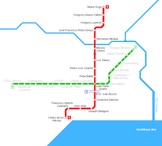 mapa metro santo domingo