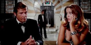 Roger Moore and Barbara Bach