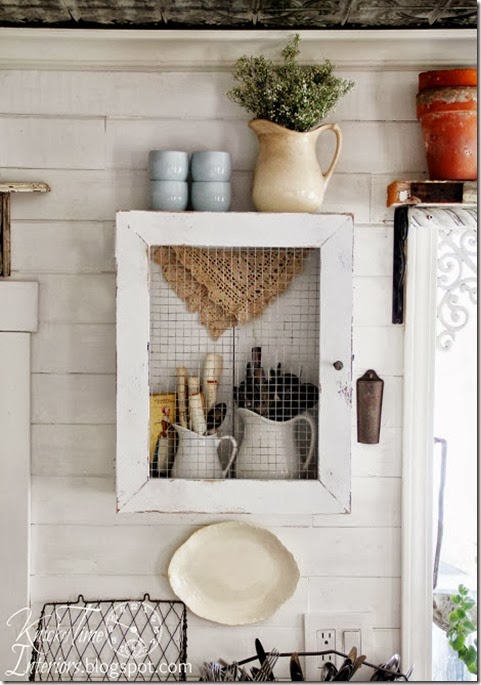 Repurposed Wooden Crate into Rustic Farmhouse Cupboard via Knick of Time