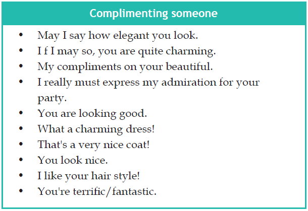 Gambar ungkapan contoh dialog Complimenting someone