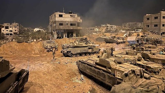Klaim Kepung Gaza, Tentara Israel-Hamas Baku Tembak dari Jarak Dekat