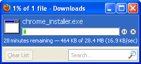 google chrome offline installer downloading