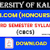 University Of Kalyani B.Com (Honours) Third Semester CBCS Syllabus | Kalyani University B.Com (Honours) Third Semester Syllabus | University Of Kalyani B.Com (Honours) Third Semester Syllabus | B.Com (Honours) Third Semester CBCS Syllabus