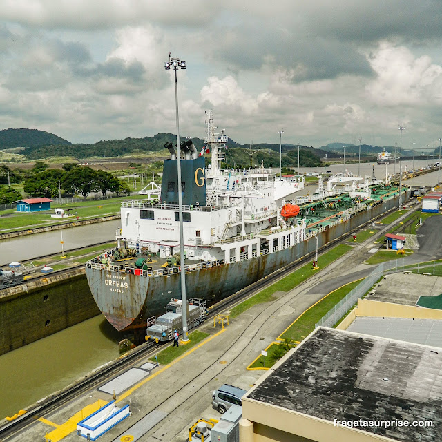 Eclusa de Miraflores no Canal do Panamá