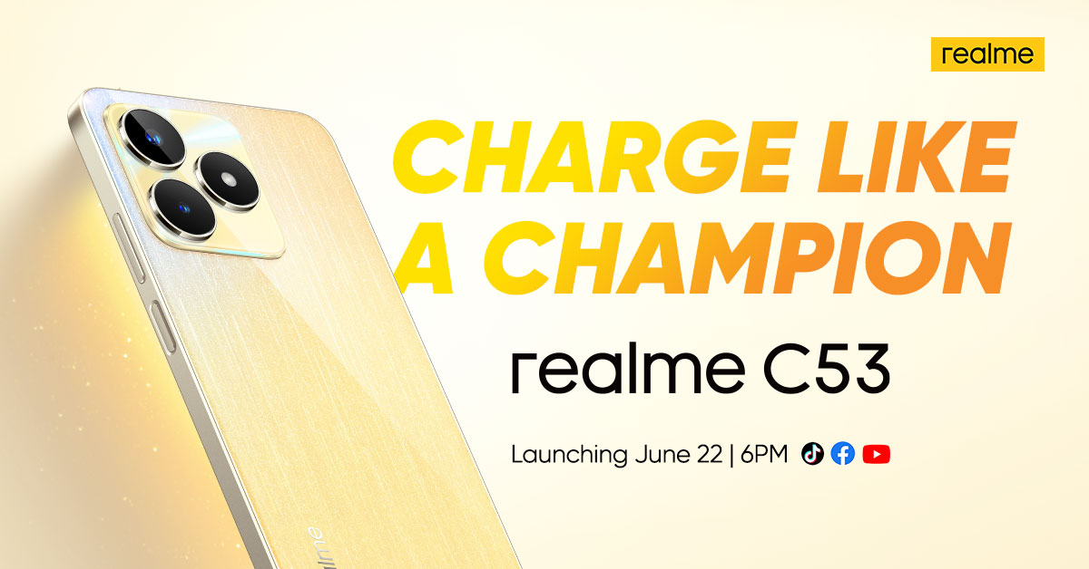 realme C53 arrives June 22