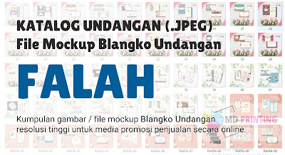 File Mockup / Katalog Digital Blangko Undangan Falah Full Album