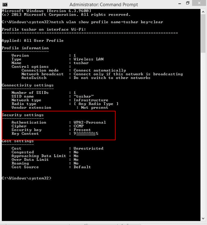 How to Find WiFi Password of Own Network