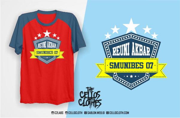 Desain Kaos Sablon Untuk Kaos Reuni Akbar Sekolah Desain Kaos Sablon Untuk Kaos Reuni Akbar Sekolah