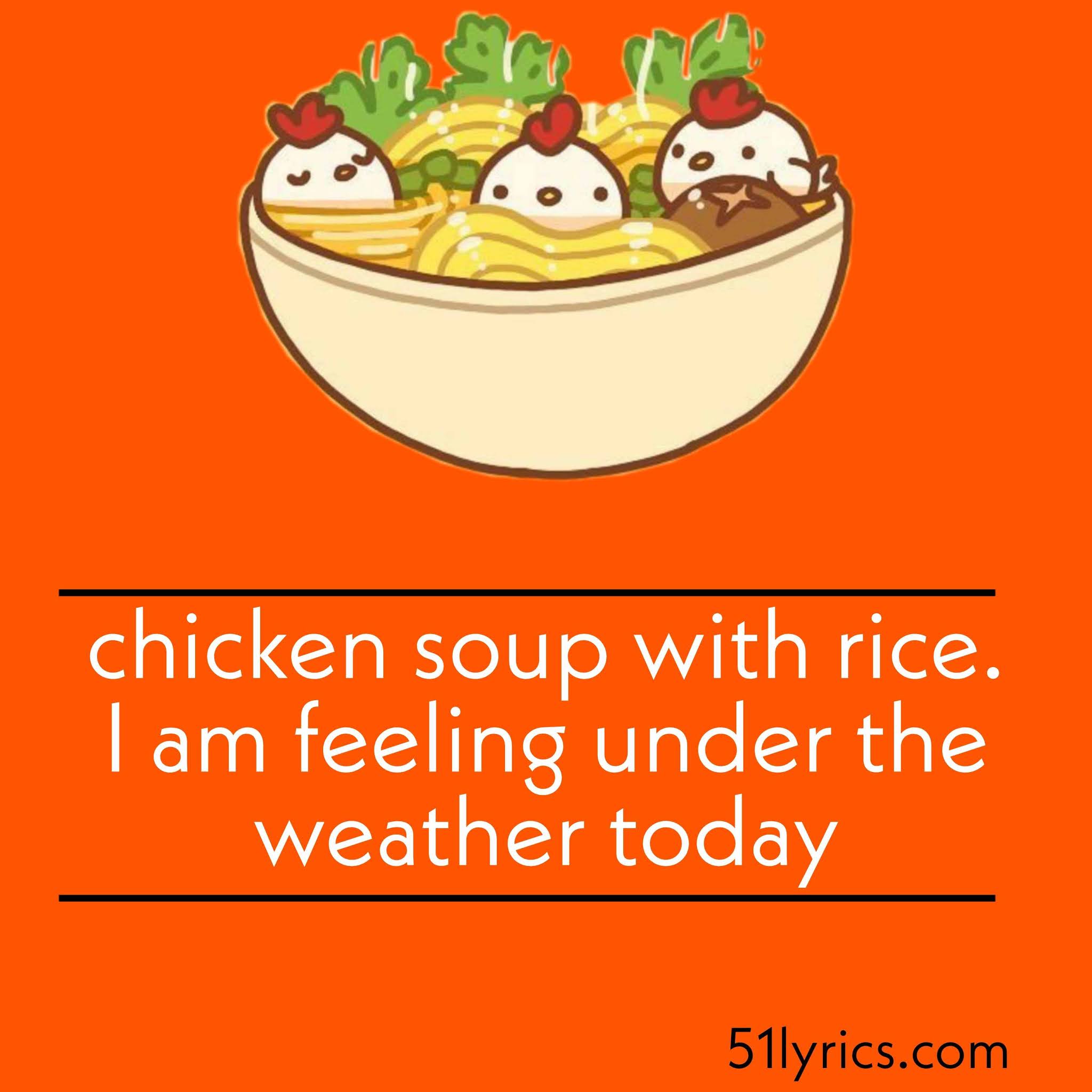 Chicken Soup Captions For Instagram
