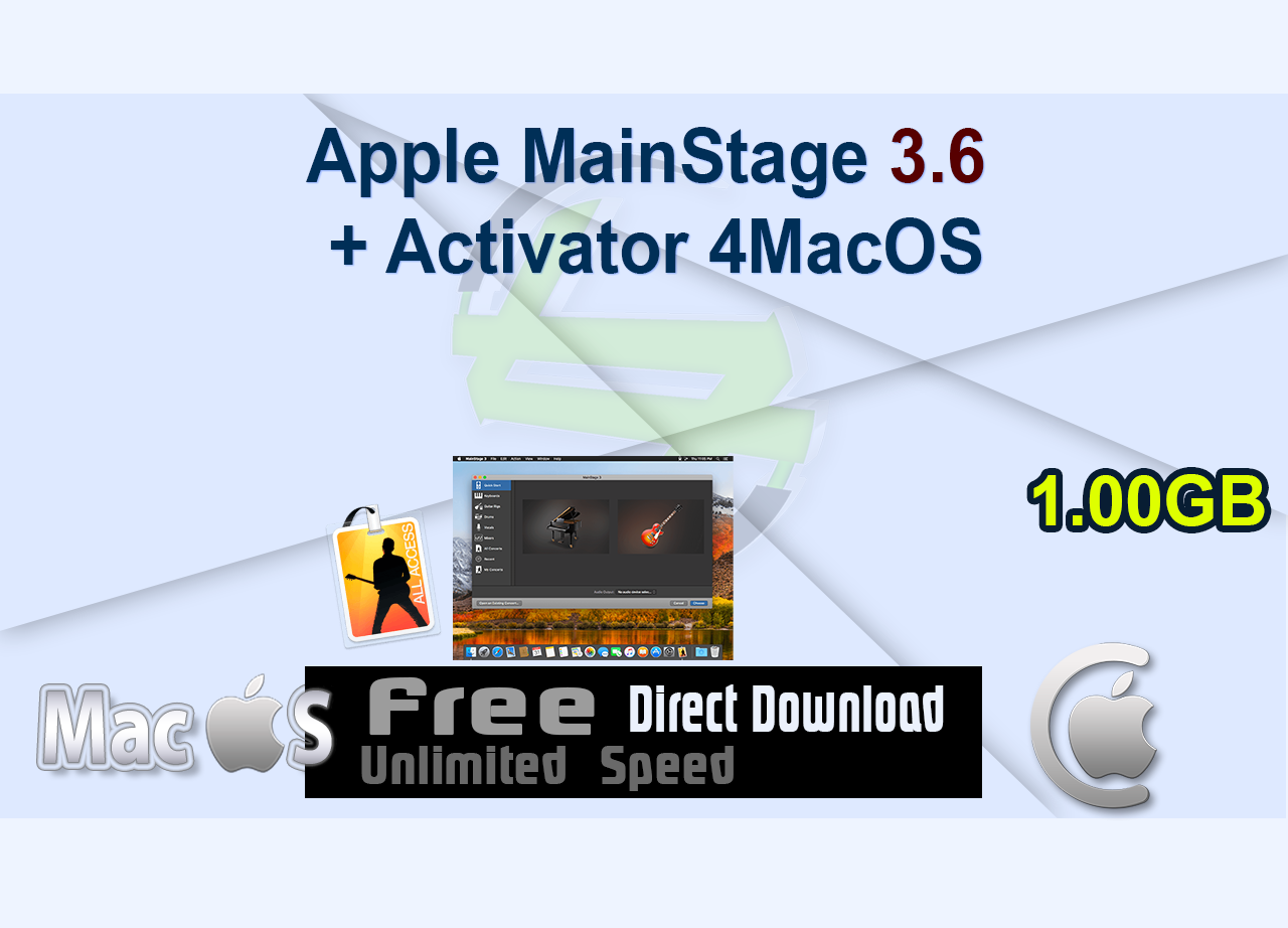 Apple MainStage 3.6 + Activator 4MacOS