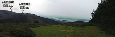 Panorámica cerca de la cima 