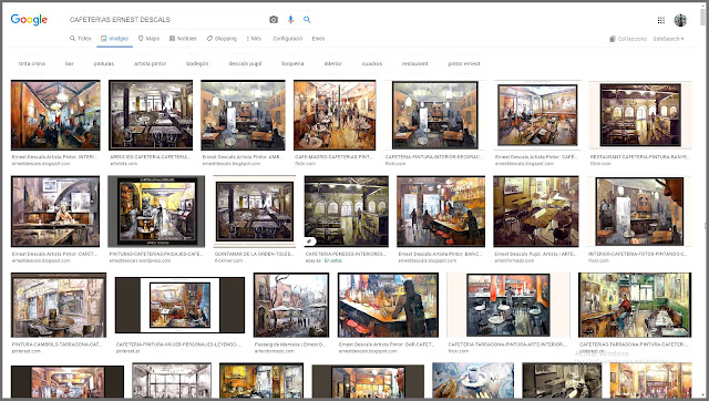 CAFETERIAS-INTERIORES-PINTURAS-PINTOR-ERNEST DESCALS-PINTURA-TRABAJO-ESTILO-ARTE-DIVERSIDAD-TEMAS-BUSCADOR-GOOGLE