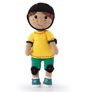PATRON GRATIS MUÑECO CICLISTA AMIGURUMI 58192