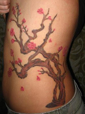 Cherry Blossom Tree Tattoo Designs