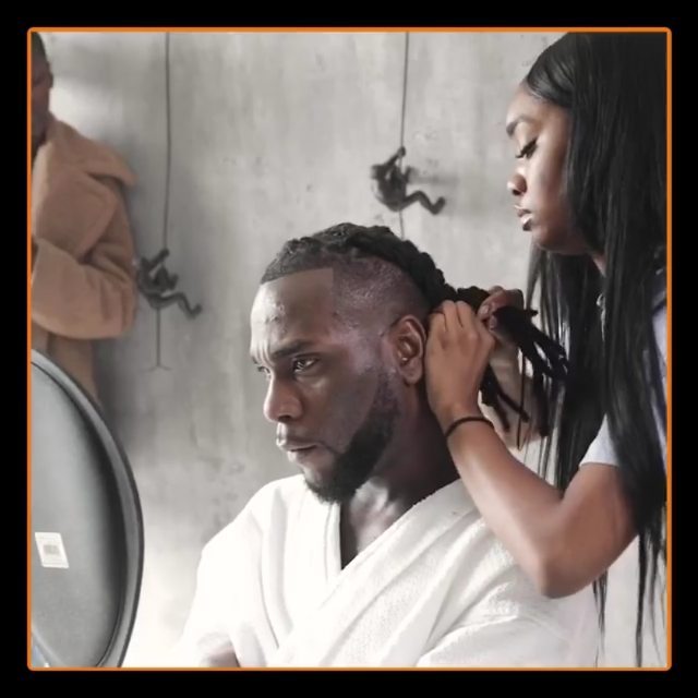 Watch Burna Boy Glam Up For The Grammy