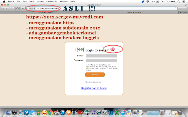 Contoh Website MMM Asli