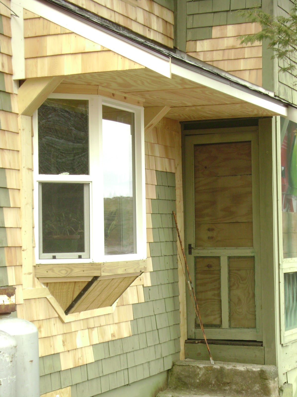 Long Pond Endeavor Company: Bay Window with New Shed Roof 