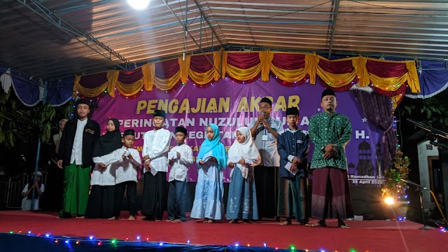 Sukses Berkegiatan Ramadhan Remaja Masjid Nurul Hidayah Wiyoko Gelar Pengajian Akbar 