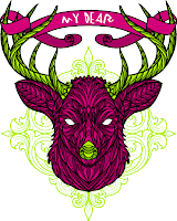 Draw Yonni-Gagarine : Pink Deer My Dear