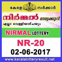 Nirmal Lottery NR-20 Results 2-6-2017