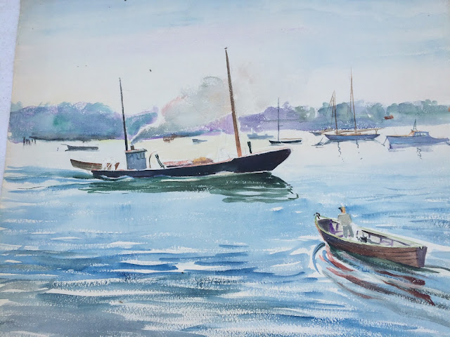 Maine Artist Francis Quirk,  Maritime Painting