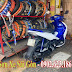 Mẫu Xe Air Blade sơn phối màu xanh trắng cực đẹp