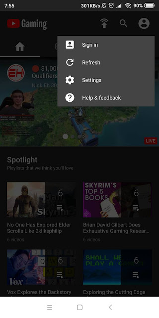 Live Streaming Mobile Legends Menggunakan Youtube Gaming