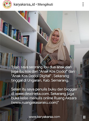 Kelas Blog untuk Pemula Bersama Dewi Rieka