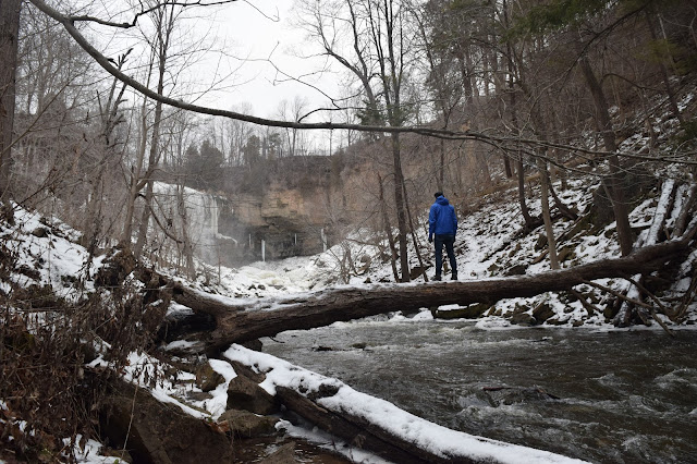 Winter Hike at Webster's Falls in Hamilton - TheCraftyMann.Blogspot.com