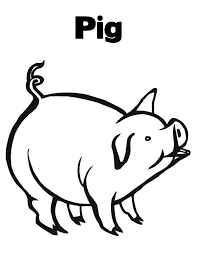 Pig Coloring Pages With Name