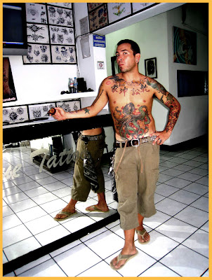 Mexican Gang Tattoos on Have You Ever Stood In A Mexican Tattoo Shop With Out A Shirt On