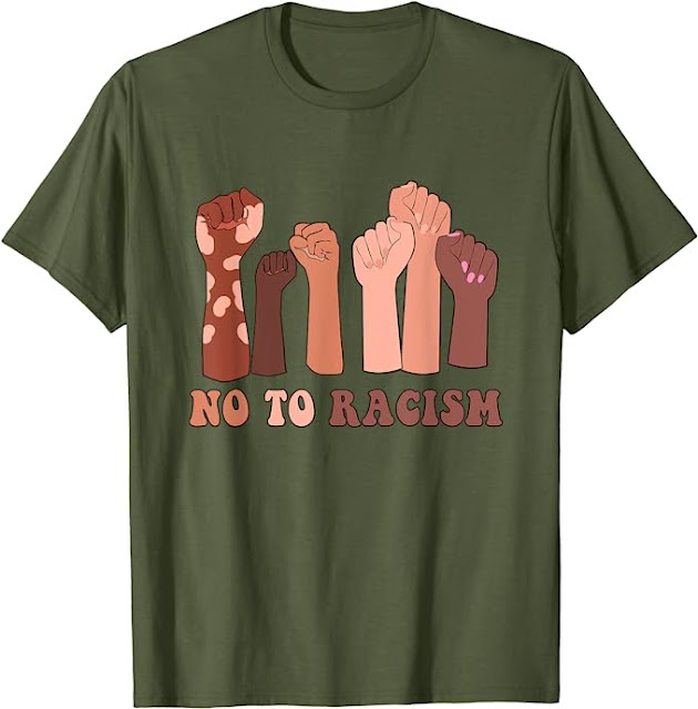Stop Racism Shirt, No To Racism, Equality Anti-racism T-Shirt