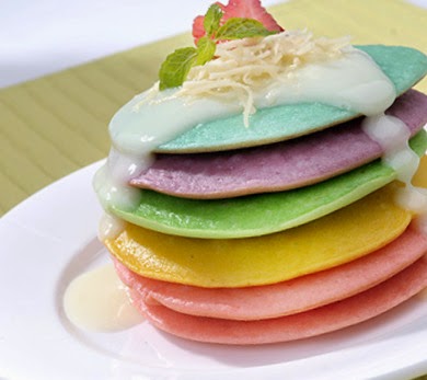 pancake rainbow