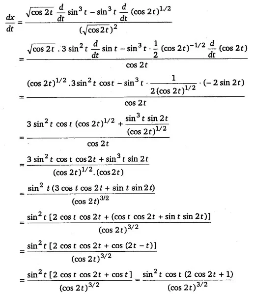 Solutions Class 12 गणित-I Chapter-5 (सांतत्य तथा अवकलनीयता)