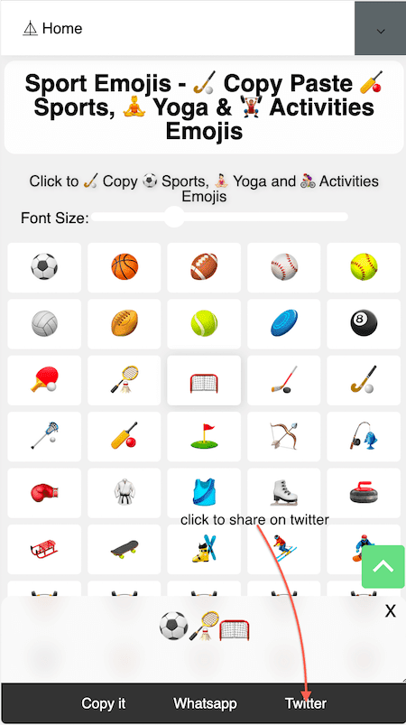 How to Share 🏇🏾 Sport Emojis On Twitter?